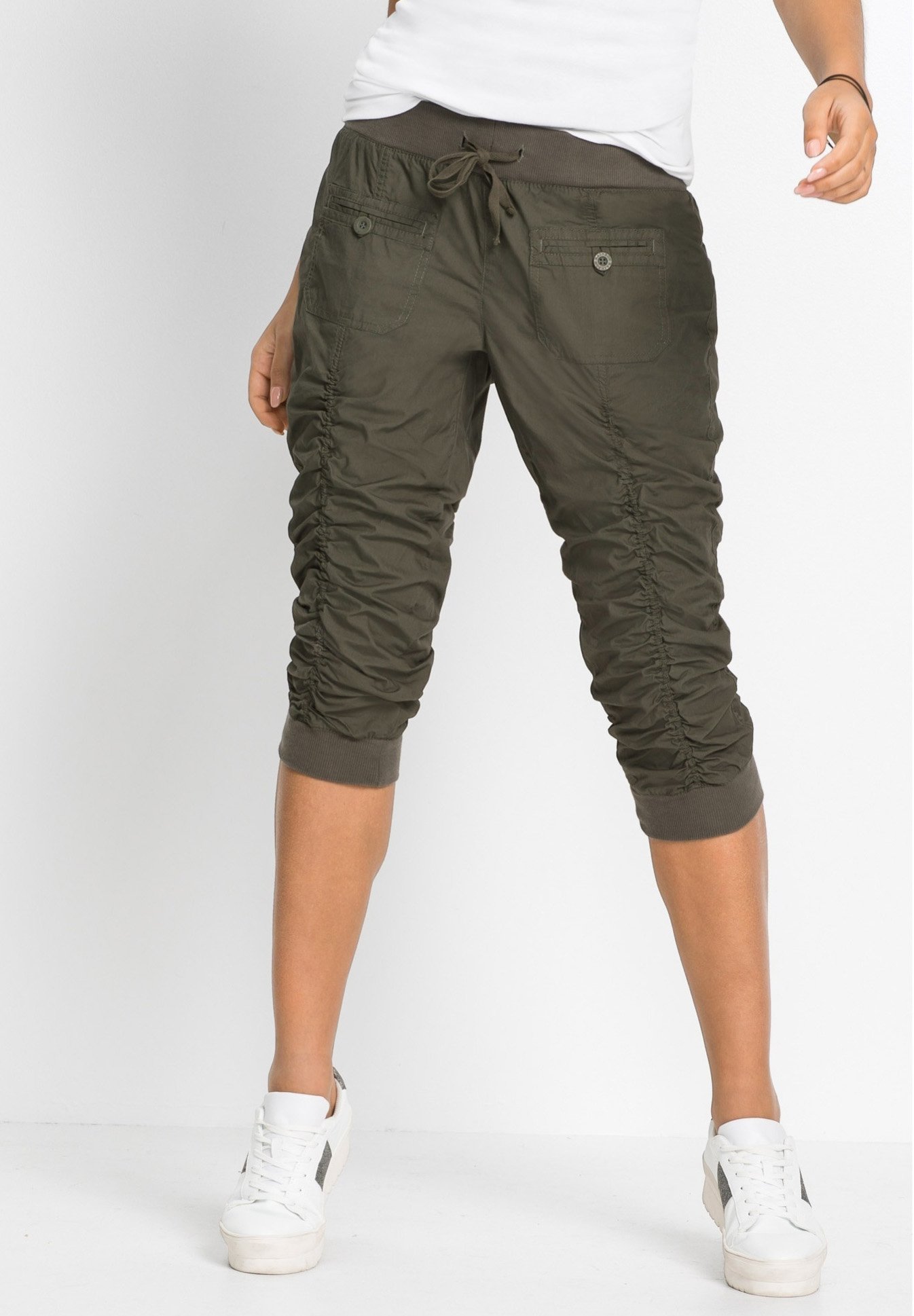 bonprix Pantaloni - grün/oliva - Zalando.it