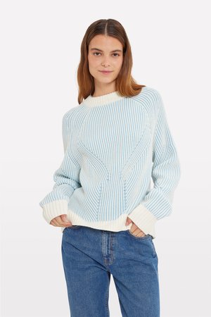CAROLINE - Pullover - sky gardenia