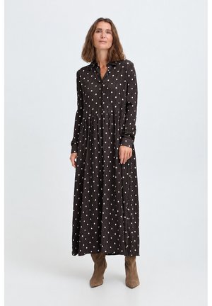 PULZ, PZEVITA - Robe longue - espresso