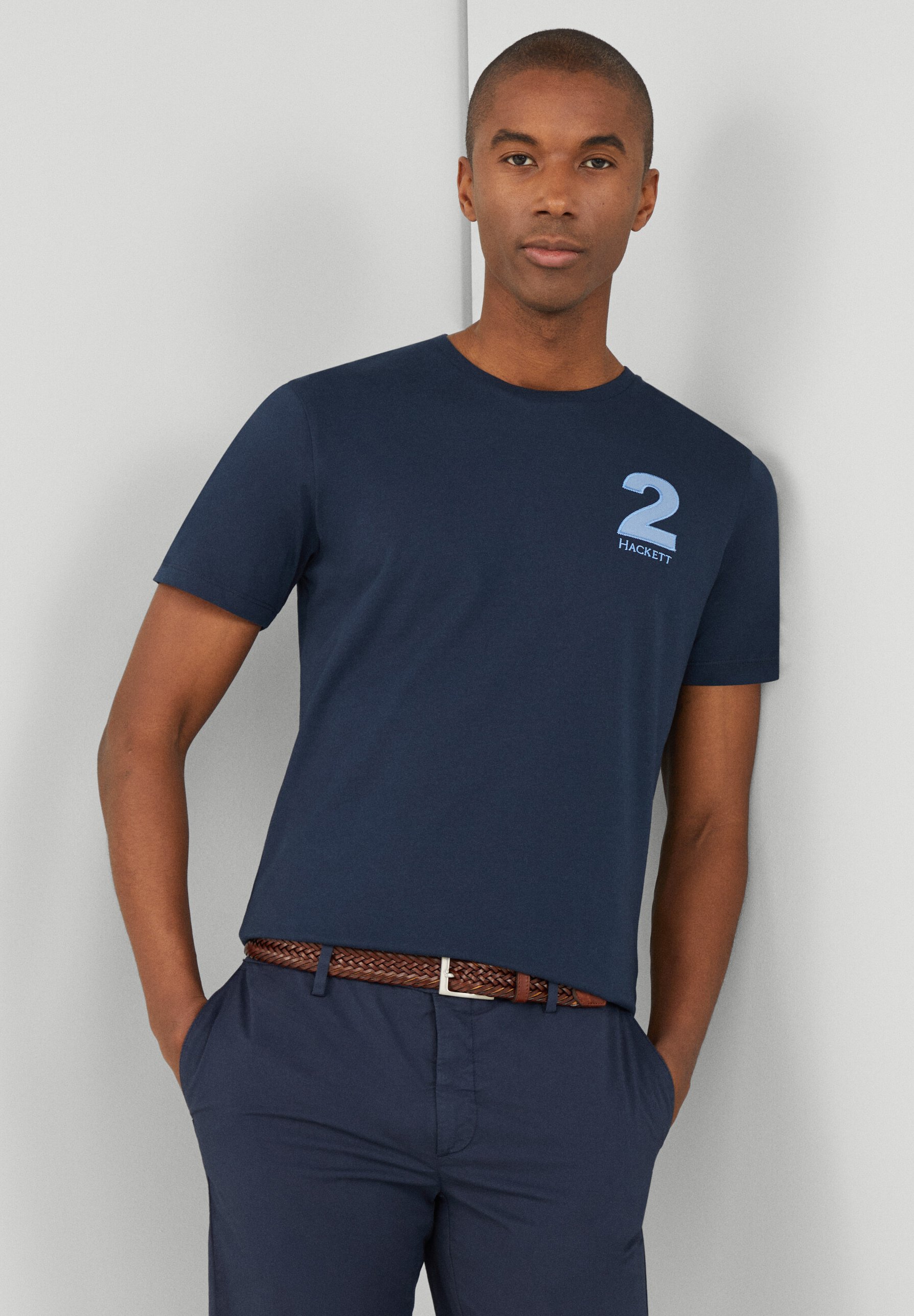 hackett blue t shirt