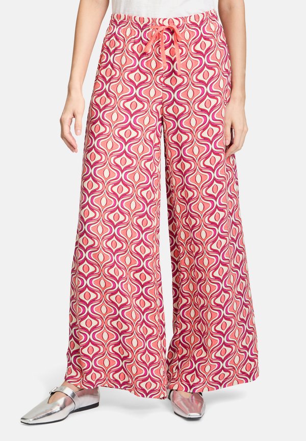 PALAZZO-MIT GUMMIZUG - Stoffhose