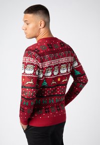 Sublevel Strickpullover - red