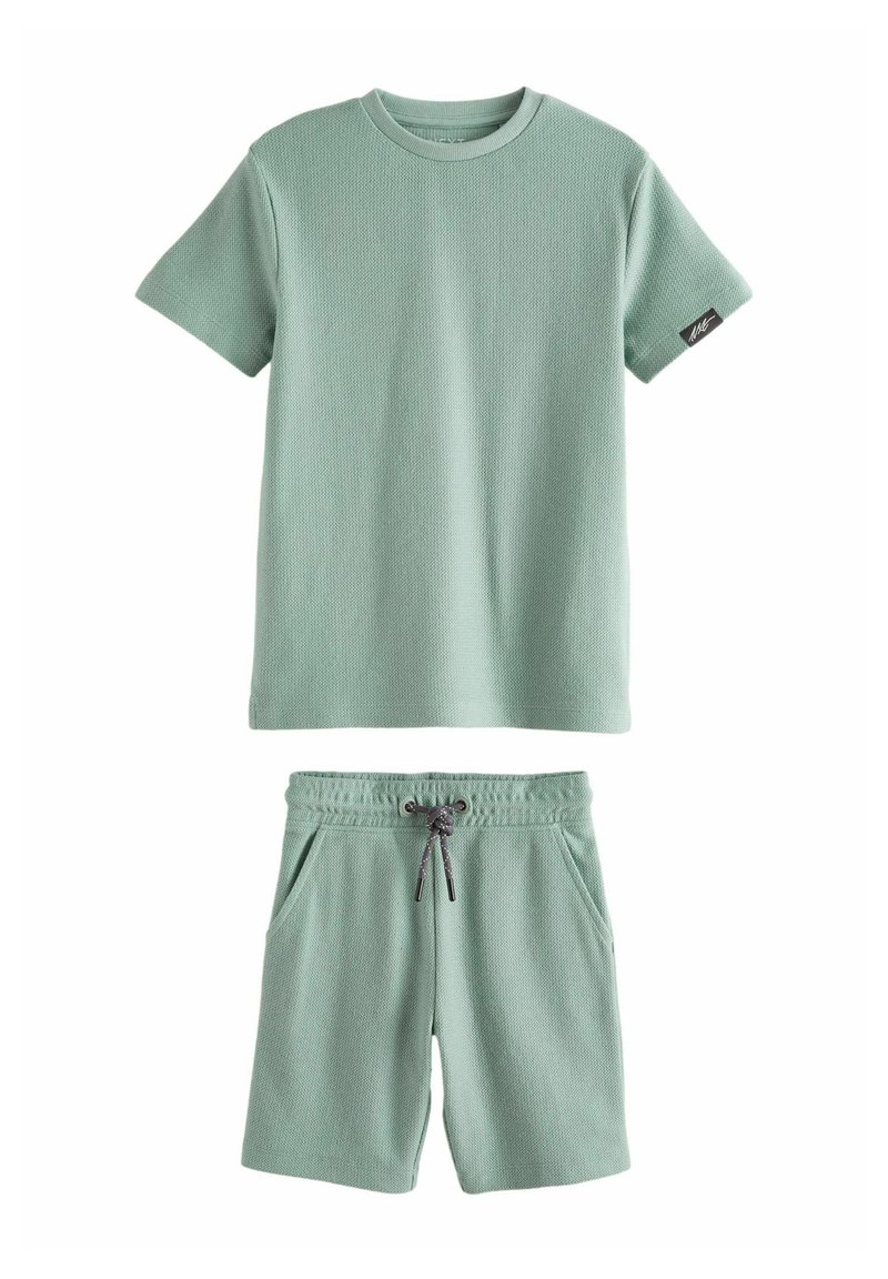 Next TEXTURE SET REGULAR FIT - Šortky - green