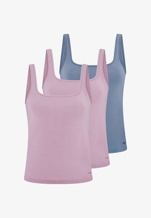 3ER PACK - Caraco - tea rose/blue shadow