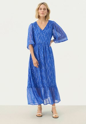TERJA - Maxi dress - amparo blue lurex