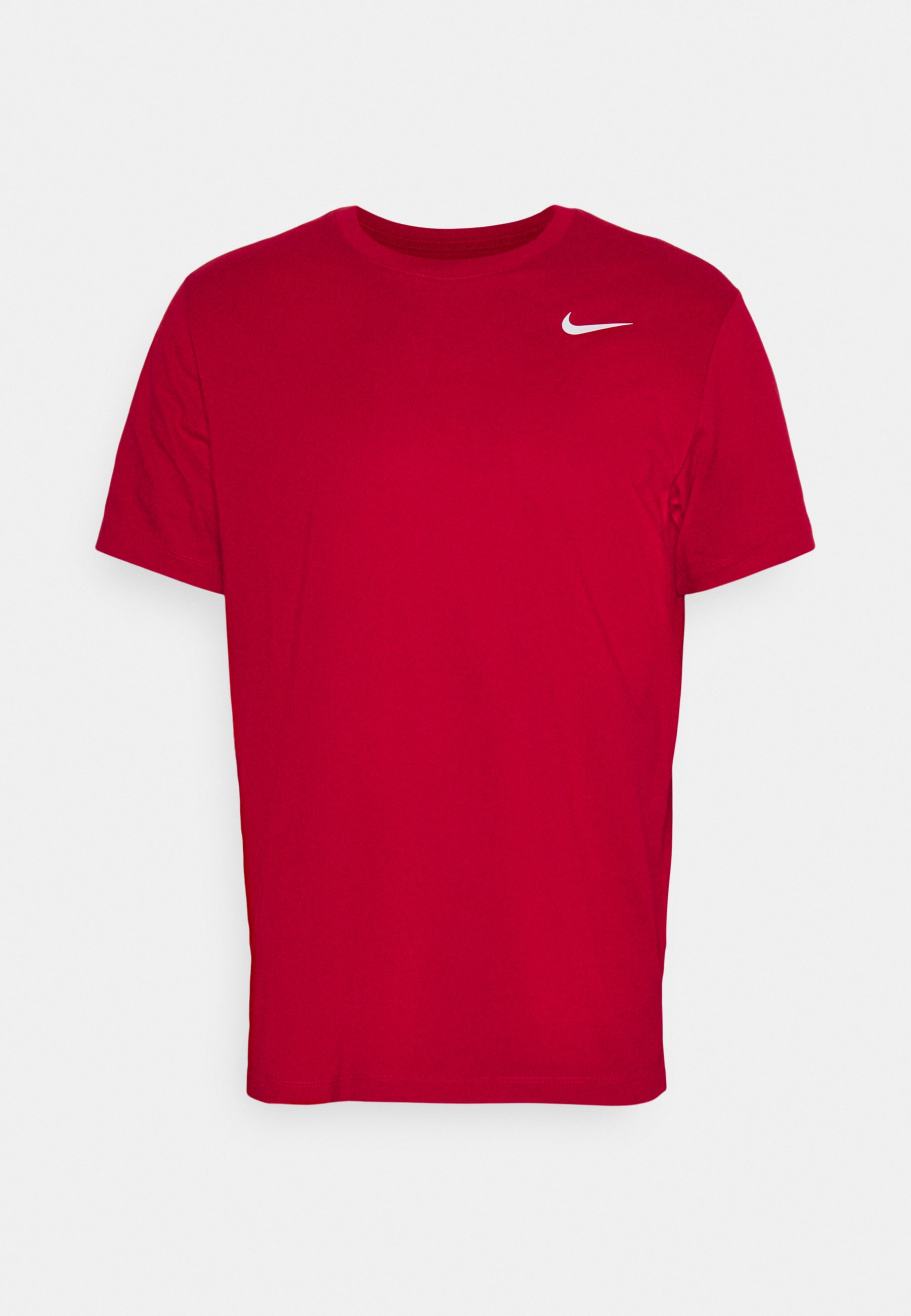 Nike Performance TEE CREW SOLID - Basic T-shirt - gym red/white/red -  Zalando.de