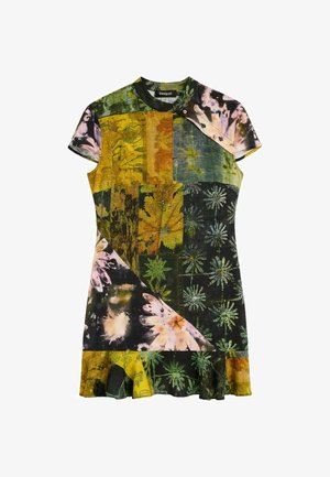 Desigual, SHORT PRINTED DRESS - Vestito casual - green