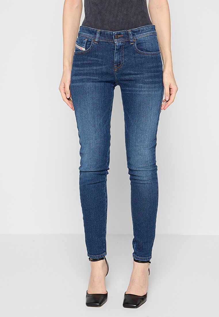 Diesel Jeans Skinny Fit blauw denim/bluedenim
