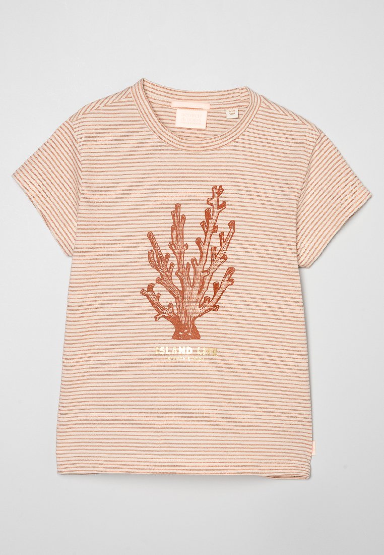 Scotch & Soda T-shirt print beige Scotch & Soda T-shirt print beige