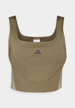 adidas Performance Top - olive strata