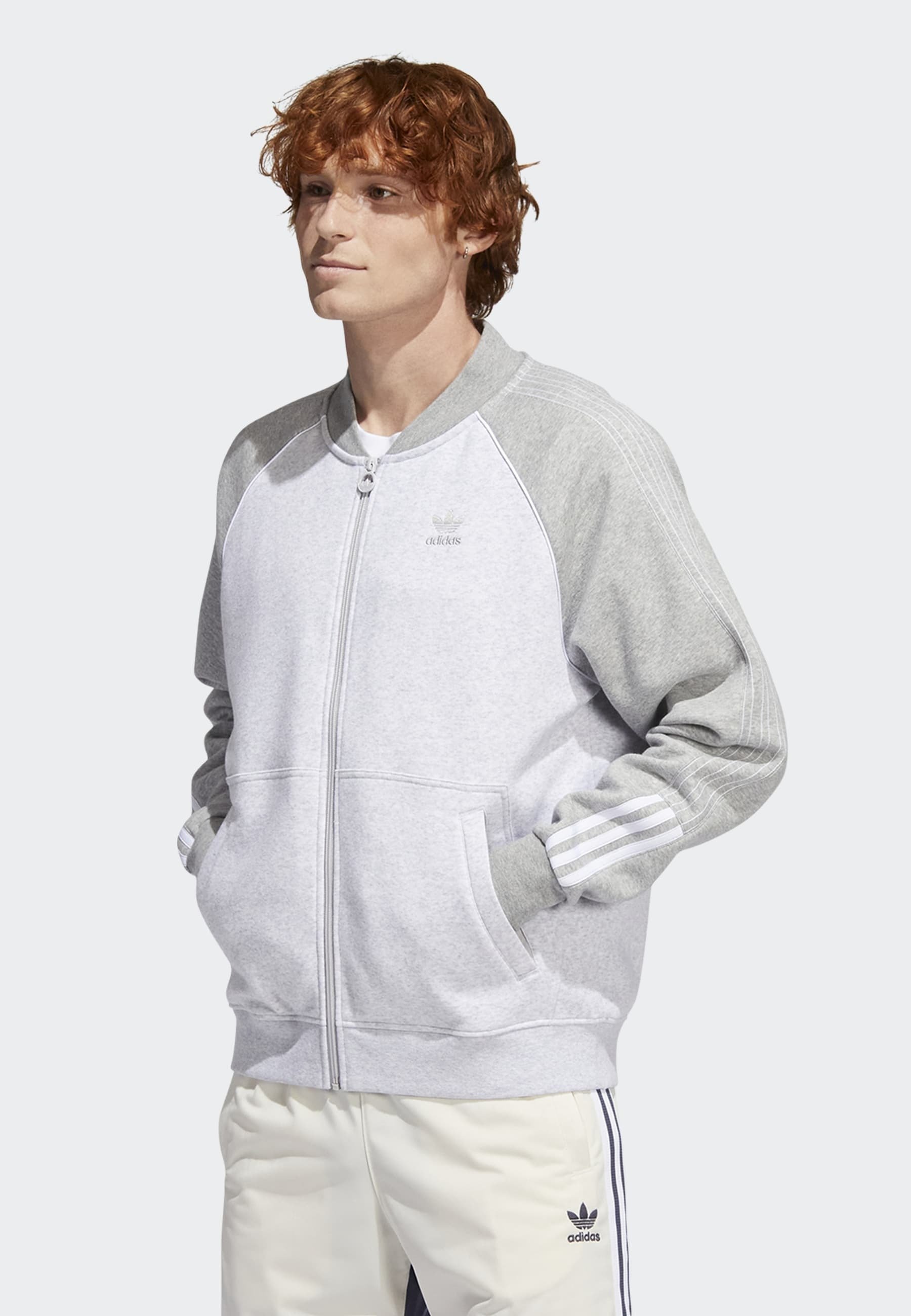 printed bomber jacket adidas
