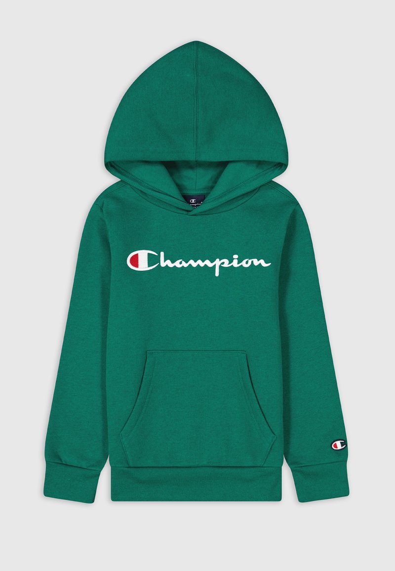 Champion CLASSIC HOODED LARGE LOGO UNISEX - Hoodie - dark green -  Zalando.co.uk
