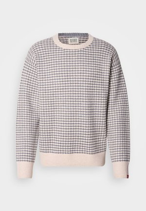 Scotch & Soda DROPPED SHOULDER PULLOVER - Vesta - grey melange/ eggnog