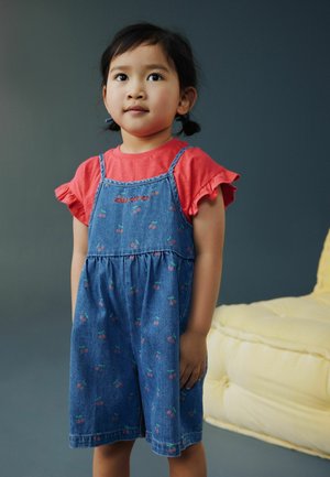 Next, REGULAR FIT - CHERRY PRINTED PLAYSUIT - Peto - dark blue