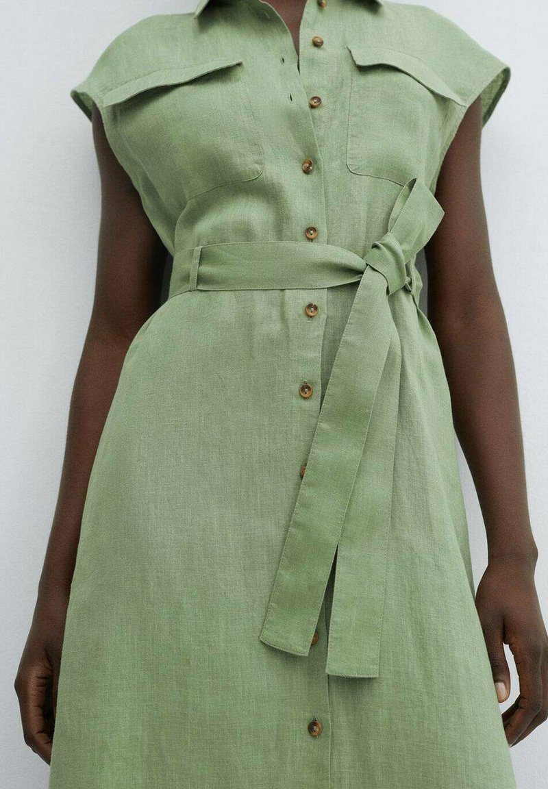 Mango Outlet Vestido Camisero Lino Mango Mango Green Shirt Style Midi Dress Very Mango Outlet Vestido Camisero Lino Mango Mango Green Shirt Style Midi Dress Very