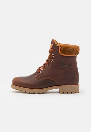 Panama Jack BAMBINA - Stivali con plateau - bark/marrone scuro Panama Jack BAMBINA - Stivali con plateau - bark/marrone scuro