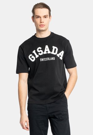 Gisada, T-shirt con stampa - black