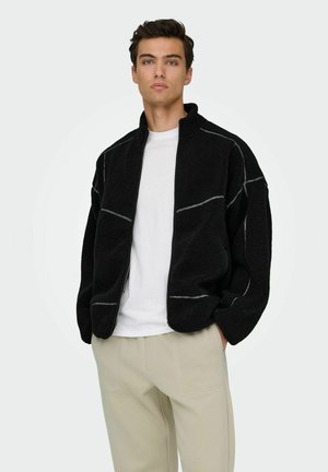 ONSTEDDY - Giacca in pile - black