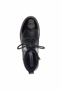 s.Oliver Bottines à lacets - black