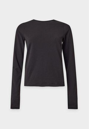 The North Face, GOLDEN RIDGE RIBBED LONG SLEEVE TEE - Блуза с дълги ръкави - black