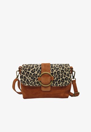 THEWAN. Sac bandoulière - cognac leo