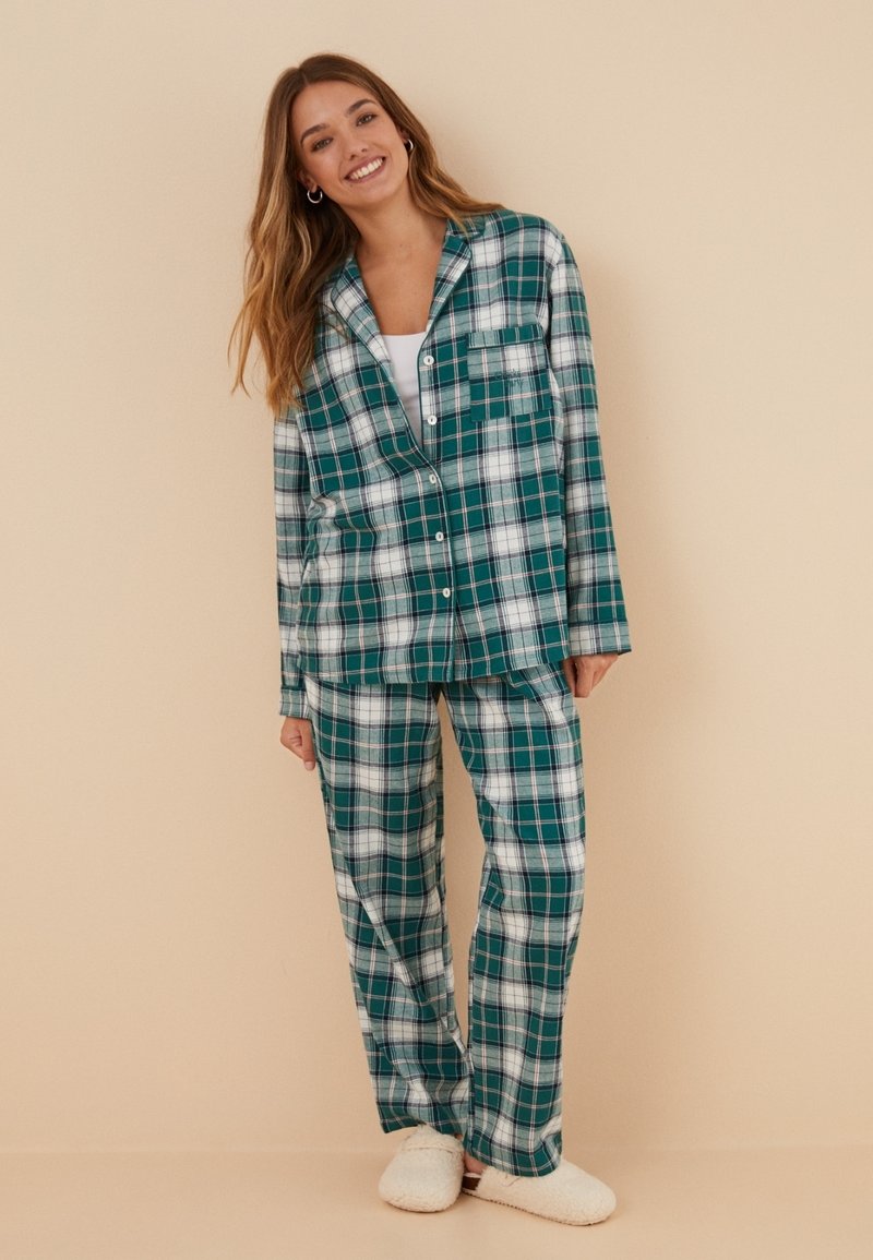 women'secret SET - Piżama/ciemnozielony - Zalando.pl