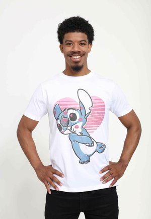 Disney LILO & STITCH KISSY FACED UNISEX - T-Shirt print - white