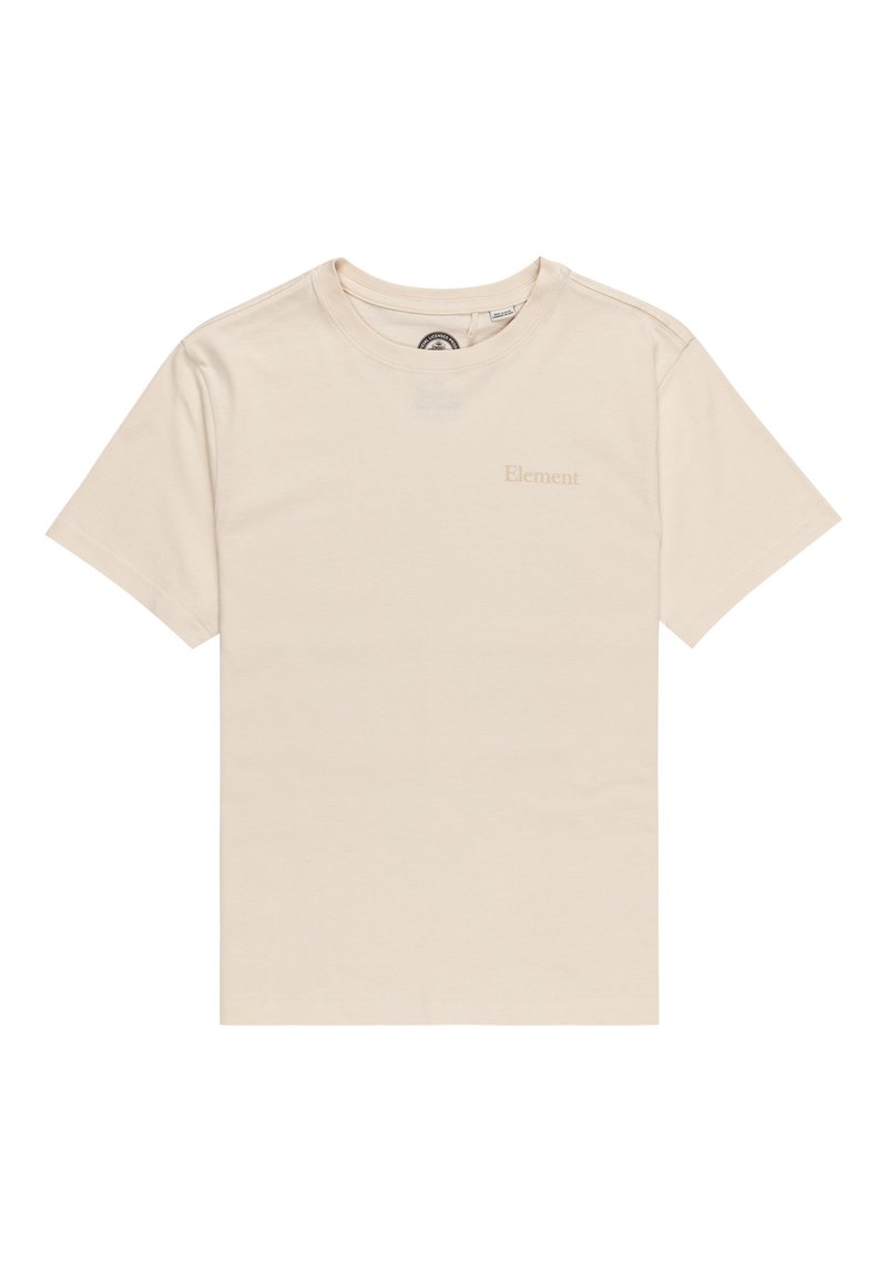 Element T-shirt print beige