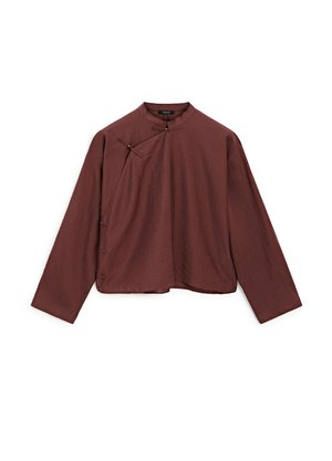 Massimo Dutti FASTENING DETAIL  bordowy