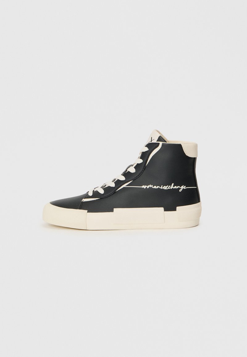 Armani Exchange Sneakers hoog zwart Armani Exchange Sneakers hoog zwart