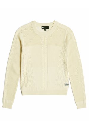 G-STAR POINTELLE  - Jumper - chalk