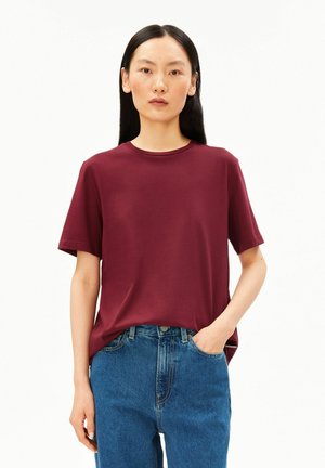 ARMEDANGELS, LUALAA - T-shirt basique - velvet red