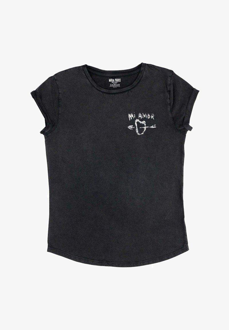 Mira Paris MI AMOR SMALL PRINT VINTAGE - T-shirt print - black