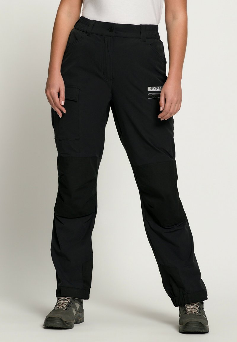 Ulla Popken HYPRAR MULTIFUNCTIONAL DURABLE INSET TREKKING - Broek - black