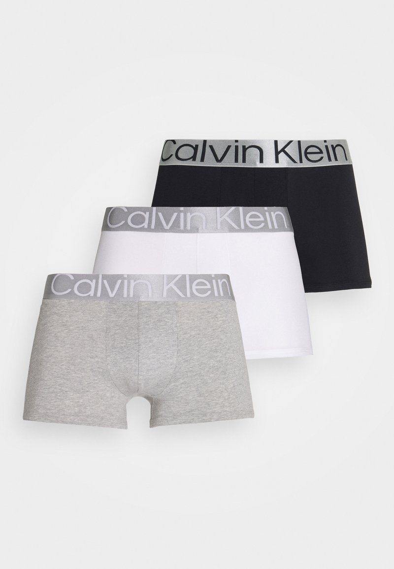 Calvin Klein Underwear TRUNK 3 PACK Pants black/white/grey heather