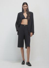 Calliope MONOPETTO IMPUNTURE A CONTRASTO - Blazer - ultrablack