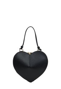 W KSZTAŁCIE SERCA - Handtas - black