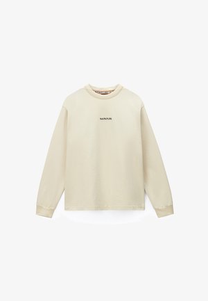 Napapijri, TENRI LS - T-shirt basic - natural