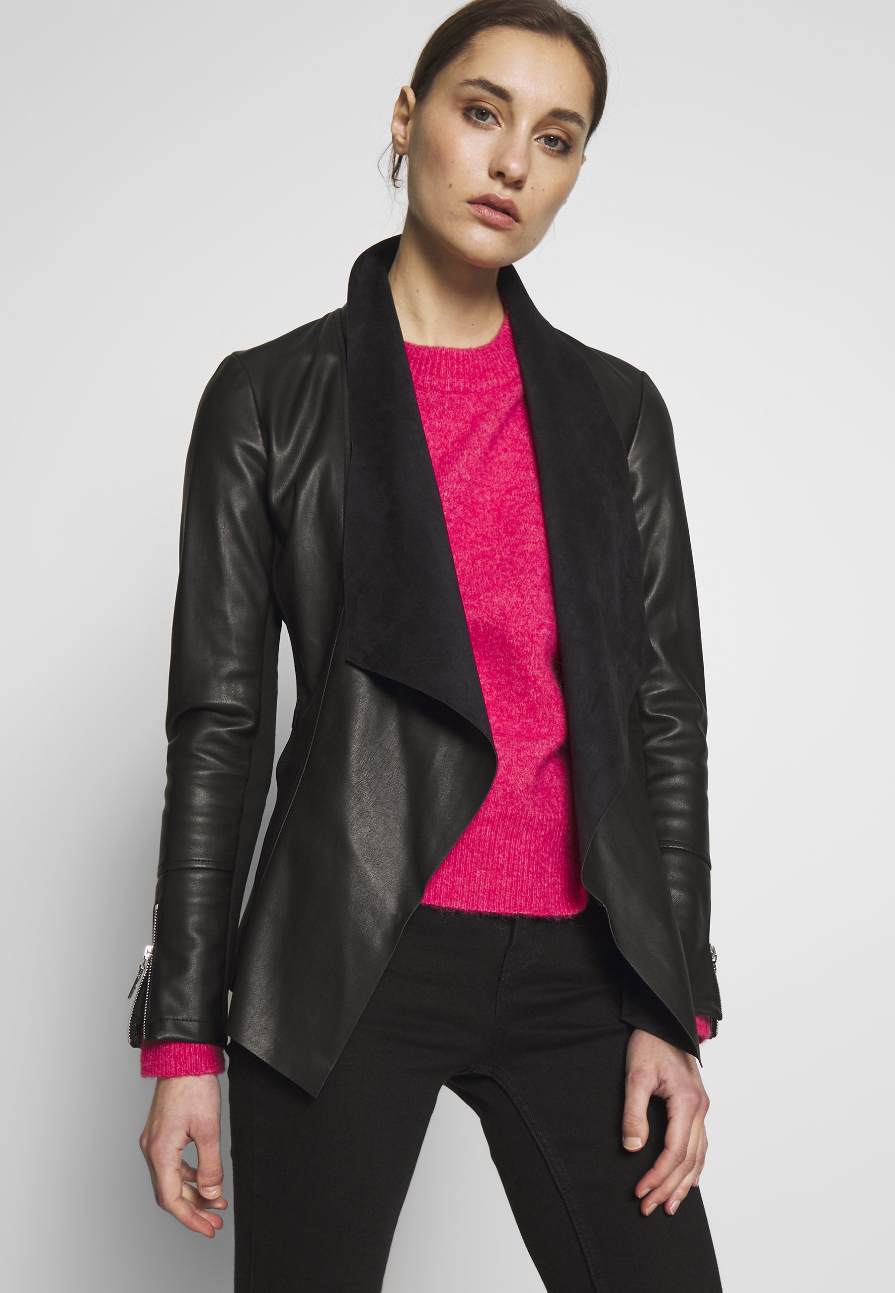 Wallis faux leather jacket Clearance