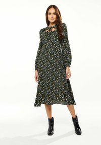 Liquorish WITH NECK DETA - Day dress - multi coloured