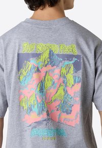 The North Face U EXPEDITION CELEBRATION OVERSIZED S/S T - T-shirts print - tnf light grey heather