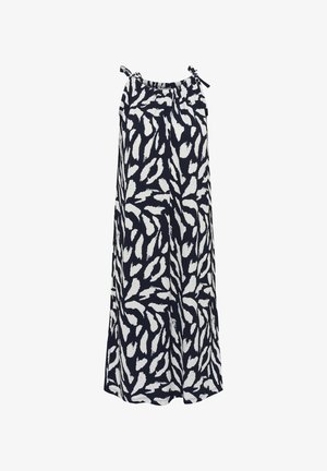 Kaffe, KAKATRINE STRAP DRESS - Jerseyjurk - midnight chalk graphic print