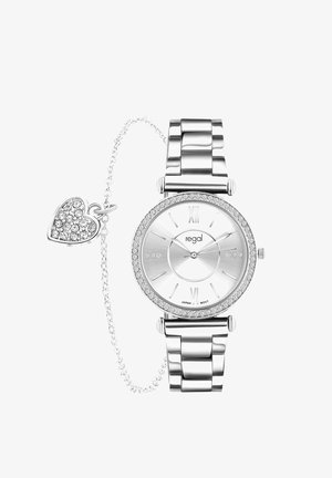 Lucardi, SET MIT KOSTENLOSEM, - Horloge - silver-coloured
