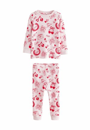 REGULAR FIT - SNUGGLE SET - Nachtwäsche Set - red/pink valentines