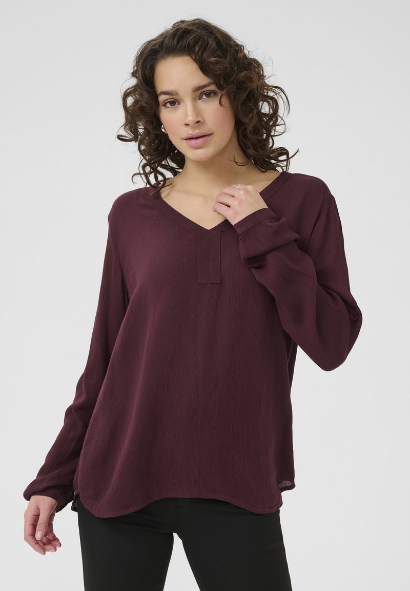 Kaffe AMBER - Blouse - windsor wine