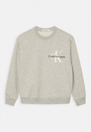 GLOW IN THE DARK LOGO - Collegepaita - light grey heather