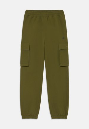 ELASTIC CUFF CARGO PANTS - Pantalon cargo - khaki