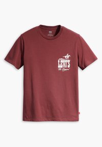 Niet geselecteerd, western logo red mahogany