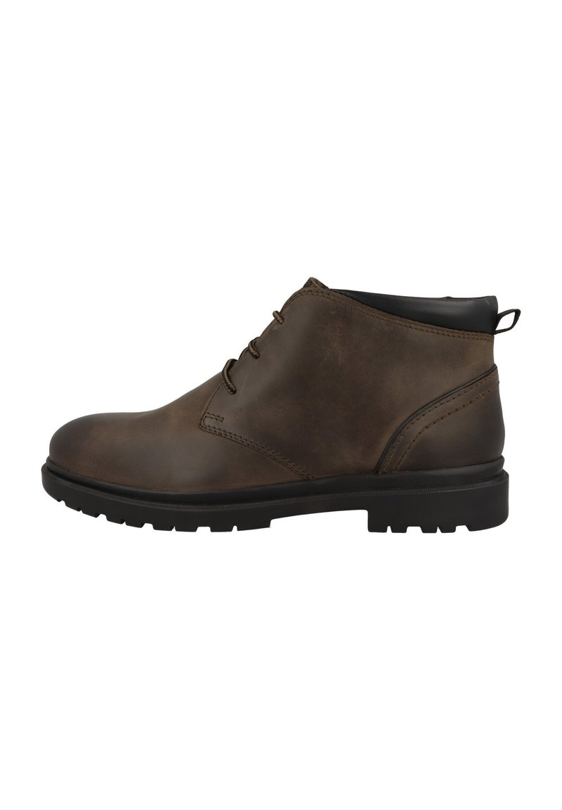 Geox U ANDALO - Stivaletti stringati - coffee