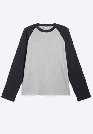 Weekday, UNI RAGLAN LONG SLEEVE - T-shirt à manches longues - grey melange dusty